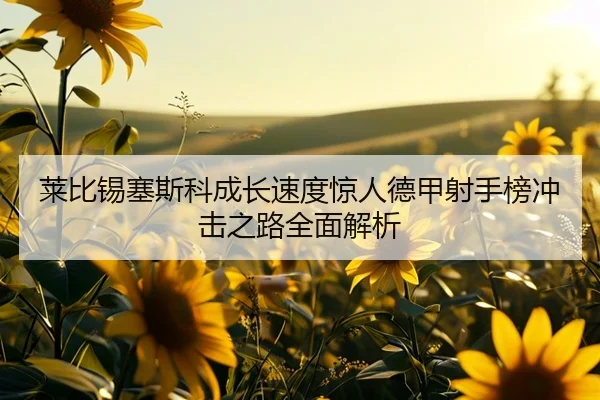 莱比锡塞斯科成长速度惊人德甲射手榜冲击之路全面解析
